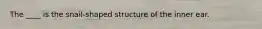 The ____ is the snail-shaped structure of the inner ear.