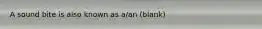 A sound bite is also known as a/an (blank)