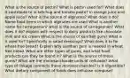 What is the source of pectin? What is pectin used for? What does it contribute to in ketchup and tomato paste? In orange juice and apple juice? What is the source of alginates? What does it do? Name food items in which alginates are used What is another name for carrageenan? what is the source of carrageenan? What does it do? explain with respect to dairy products like chocolate milk and ice cream What is the source of xanthan gum? What is it used for? Specifically in salad dressings? What does it to for wheat-free bread? Explain why xanthan gum is needed in wheat free bread. What are other types of gums, and what food products can they be found in? What is the source of these gums? What are the monosaccharide units of cellulose? What type of linkage connects these monosaccharides? Is it digestible? What dietary component of foods does cellulose compose?