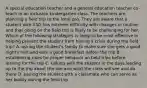 A special education teacher and a general education teacher co-teach in an inclusion kindergarten class. The teachers are planning a field trip to the local zoo. They are aware that a student with ASD has extreme difficulty with changes in routine and that going on the field trip is likely to be challenging for her. Which of the following strategies is likely to be most effective in helping prevent the student from having a crisis during the field trip? A. asking the student's family to make sure she gets a good night's rest and eats a good breakfast before the trip B. establishing rules for proper behavior on field trips before leaving for the trip C. talking with the student in the days leading up to the trip about the zoo and what the class will see and do there D. pairing the student with a classmate who can serve as her buddy during the field trip