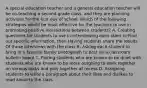 A special education teacher and a general education teacher will be co-teaching a second-grade class, and they are planning activities for the first day of school. Which of the following strategies would be most effective for the teachers to use in promoting positive interactions between students? A. Creating questions for students to use in interviewing each other to Find out specific information, then Having students share the results Of these interviews with the class B. Asking each student to bring in a favorite family photograph to post on a classroom bulletin board C. Pairing students who are known to be quiet with students who are known to be more outgoing to work together on various tasks and play together at recess D. Assigning students to write a paragraph about their likes and dislikes to read aloud to the class