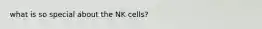 what is so special about the NK cells?