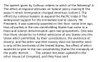 The speech given by Calhoun relates to which of the following? A The effect of regional attitudes on federal policy making B The ways in which immigration changed American culture C The efforts by national leaders to expand the Pacific trade D The widespread support for the immediate end of slavery "Mr. President, it was solemnly asserted on this floor, some time ago, that all parties in the non-slaveholding States had come to a fixed and solemn determination upon two propositions. One was that there should be no further admission of any States into this Union which permitted, by their constitutions, the existence of slavery; and the other was that slavery shall not hereafter exist in any of the territories of the United States, the effect of which would be to give to the non-slaveholding States the monopoly of the public domain. . . . The subject has been agitated in the other House [of Congress], and they have sent