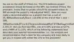 You are on the staff of O'Hara Inc. The CFO believes project acceptance should be based on the NPV, but Andrew O'Hara, the president, insists that no project should be accepted unless its IRR exceeds the project's risk-adjusted WACC. Now you must make a recommendation on a project that has a cost of 15,000 and two cash flows:110,000 at the end of Year 1 and −100,000 at the end of Year 2. The president and the CFO both agree that the appropriate WACC for this project is 10%. At 10%, the NPV is2,355.37, but you find two IRRs, one at 6.33% and one at 527%, and a MIRR of 11.32%. Which of the following statements best describes your optimal recommendation, i.e., the analysis and recommendation that is best for the company and least likely to get you in trouble with either the CFO or the president?