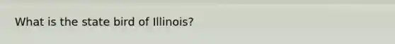 What is the state bird of Illinois?