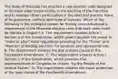 The State of Missoula has enacted a new election code designed to increase voter responsibility in the exercise of the franchise and to enlarge citizen participation in the electoral process. None of its provisions conflicts with federal statutes. Which of the following is the strongest reason for finding unconstitutional a requirement in the Missoula election code that each voter must be literate in English? A. The requirement violates Article I, Section 4 of the Constitution, which gives Congress the power to "make or alter" state regulations providing for the "Times" and "Manner" of holding elections for senators and representatives. B. The requirement violates the due process clause of the Fourteenth Amendment. C. The requirement violates Article I Section 2 of the Constitution, which provides that representatives to Congress be chosen "by the People of the several States." D. The requirement violates the equal protection of the laws clause of the Fourteenth Amendment.