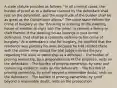 A state statute provides as follows: "In all criminal cases, the burden of proof as to a defense claimed by the defendant shall rest on the defendant, and the magnitude of the burden shall be as great as the Constitution allows." The same state defines the crime of burglary as the "breaking or entering of the dwelling house of another at night with the intent to commit a felony or theft therein. If the dwelling house belongs in part to the defendant, that shall be a complete defense to the crime of burglary." At a defendant's trial for burglary, he testified that the residence was partially his own, because he had resided there with the victim. How should the trial judge instruct the jury regarding the issue of ownership as a defense? - The burden of proving ownership, by a preponderance of the evidence, rests on the defendant. - The burden of proving ownership, by clear and convincing evidence, rests on the defendant. - The burden of proving ownership, by proof beyond a reasonable doubt, rests on the defendant. - The burden of proving ownership, by proof beyond a reasonable doubt, rests on the prosecution.