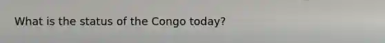 What is the status of the Congo today?