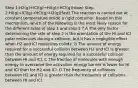 Step 1:H2(g)+ICl(g)→HI(g)+HCl(g)(slow) Step 2:HI(g)+ICl(g)→HCl(g)+I2(g)(fast) The reaction is carried out at constant temperature inside a rigid container. Based on this mechanism, which of the following is the most likely reason for the different rates of step 1 and step 2 ? A The only factor determining the rate of step 2 is the orientation of the HI and ICl polar molecules during a collision, but it has a negligible effect when H2 and ICl molecules collide. B The amount of energy required for a successful collision between H2 and ICl is greater than the amount of energy required for a successful collision between HI and ICl. C The fraction of molecules with enough energy to overcome the activation energy barrier is lower for HI and ICl than for H2 and ICl. D The frequency of collisions between H2 and ICl is greater than the frequency of collisions between HI and ICl.