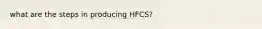 what are the steps in producing HFCS?