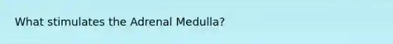 What stimulates the Adrenal Medulla?