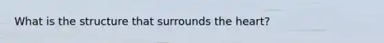What is the structure that surrounds the heart?