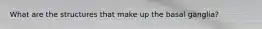 What are the structures that make up the basal ganglia?