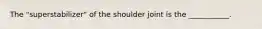 The "superstabilizer" of the shoulder joint is the ___________.