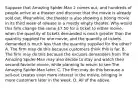 Suppose that Amazing Spider-Man 2 comes out, and hundreds of people arrive at a theater and discover that the movie is already sold out. Meanwhile, the theater is also showing a boring movie in its third week of release in a mostly empty theater. Why would this firm change the same 7.50 for a ticket to either movie, when the quantity of tickets demanded is much greater than the quantity supplied for one movie, and the quantity of tickets demanded is much less than the quantity supplied for the other? A. The firm may do this because customers think this is far. B. The firm may do this because the excuses demanders from The Amazing Spider-Man may also decide to stay and watch their second-favorite movie, while planning to return to see The Amazing Spider-Man later. C. The firm may do this because a sell-out creates even more interest in the movie, bringing in more customers later in the week. D. All of the above.