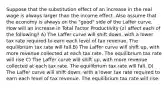 Suppose that the substitution effect of an increase in the real wage is always larger than the income effect. Also assume that the economy is always on the "good" side of the Laffer curve. How will an increase in Total Factor Productivity (z) affect each of the following? A) The Laffer curve will shift down, with a lower tax rate required to earn each level of tax revenue. The equilibrium tax rate will fall B) The Laffer curve will shift up, with more revenue collected at each tax rate. The equilibrium tax rate will rise C) The Laffer curve will shift up, with more revenue collected at each tax rate. The equilibrium tax rate will fall. D) The Laffer curve will shift down, with a lower tax rate required to earn each level of tax revenue. The equilibrium tax rate will rise.