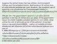 Suppose the United States has two​ utilities, Commonweath Utilities and Consolidated Electric. Both produce 20 million tons of sulfur dioxide pollution per year.​ However, the marginal cost of reducing a ton of pollution for Commonwealth Utilities is ​250 per ton and the marginal cost of reducing a ton of pollution for Consolidated Electric is ​300 per ton. The​ government's goal is to cut sulfur dioxide pollution in half​ (by 20 million tons per​ year). If the government issues 10 million tradable pollution permits to each​ utility, what will be the cost of eliminating half of the pollution to​ society? Using a cap-and-tradeLOADING... system of tradable emission allowances will eliminate half of the sulfur dioxide pollution at a cost of ​5,000 million per year. If the permits are not​ tradable, what will be the cost of eliminating half of the​ pollution? If permits cannot be​ traded, then the cost of the pollution reduction will be ​5,500 million per year.