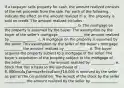 If a taxpayer sells property for cash, the amount realized consists of the net proceeds from the sale. For each of the following, indicate the effect on the amount realized if: a. The property is sold on credit. The amount realized includes _________________________________________. b. The mortgage on the property is assumed by the buyer. The assumption by the buyer of the seller's mortgage ______________ the amount realized by _______________. c. A mortgage on the property is assumed by the seller. This assumption by the seller of the buyer's mortgage __________ the amount realized by _____________. d. The buyer acquires the property subject to a mortgage of the seller. The buyer's acquisition of the property subject to the mortgage of the seller _______________ the amount realized by _____________. e. Stock that has a basis to the purchaser of 6,000 and a fair market value of10,000 is received by the seller as part of the consideration. The receipt of the stock by the seller ____________ the amount realized by the seller by _______________.