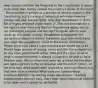 How can you tell from the Preamble to the Constitution is meant to do more than merely resolve the country's issues at the time? - The preamble is written as a preview of what to expect in the Constitution, but it's a way of living that will make America prosper and give human rights. How does Amendment II of the Bill of Rights reinforce Amendment I? - The 2nd Amendment is the right to bear arms and the f1st Amendment assist that by not prohibiting exercise and the right to speak, which could speak on the behalf of arms. Paraphrase Amendment VIII (paraphrase means to restate the text in your own words) and how does this amendment relate to the theme of freedom? - People should not have a large amount to be bailed out to be fined a large amount of money, along with this there should not be any cruel punishments either. With this if a crime small or large is committed there is always a chance to be able to have freedom back. Which Americans were not granted the freedoms and rights set forth in the constitution and the bill of rights? - At the time only white males were granted all the amendments but that later on was altered. What have you learned about American freedoms by reading these documents? - Gaining independence was not easy, there were many steps that needed to be taken and it cannot be perfected.