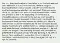 Our text describes how Justin Parer failed in his first business and then went back to school in accounting. He later bought a business that has been successful and with his brother bought another business that also has high potential. What were some of the success factors for Justin in these two businesses. Select one or more: a. One of his accounting customers was a shipbuilding business. From them he learned much about the business and created a network in this industry. He bought the business and knew he could improve its efficiency. b. After the laws for food trucks were modernized, he and his brother bought several food trucks and located them near college campuses and work sites that were not close to other food providers. c. He and his brother bought a metal working business with considerable potential but also great synergy with ship building. d. He and his brother have used Justin's accounting clients to identify a number of companies that are so badly managed that they are ripe for takeover.