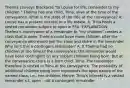 Thelma conveys Blackacre "to Louise for life; remainder to my children." Thelma has one child, Trina, alive at the time of the conveyance. What is the state of the title at the conveyance? A: Louise has a present interest in a life estate. A: Trina holds a vested remainder subject to open in FSA. EXPLANATION: Thelma's conveyance of a remainder to "my children" creates a class that is open. Thelma could have more children after the conveyance who would join the class and share in the remainder. Why isn't this a contingent remainder? A: If Thelma had no children at the time of the conveyance, the remainder would have been contingent on any unborn children being born. But at the conveyance, there is a born child, Trina. The remainder therefore is vested in Trina at the conveyance. The possibility of additional children being born represents the open nature of the named class, i.e., her children. Hence, Trina's interest is a vested remainder s.t. open - not a contingent remainder.