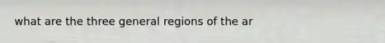 what are the three general regions of the ar