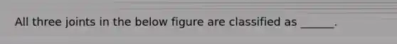 All three joints in the below figure are classified as ______.