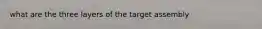 what are the three layers of the target assembly