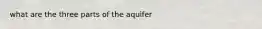 what are the three parts of the aquifer