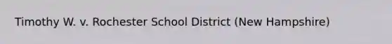 Timothy W. v. Rochester School District (New Hampshire)