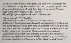 Tom Scott is the owner, president, and primary salesperson for Scott Manufacturing. Because of this, the company's profits are driven by the amount of work Tom does. If he works 75 hours each week, the company's EBIT will be 630,000 per year; if he works a 85-hour week, the company's EBIT will be785,000 per year. The company is currently worth 4 million. The company needs a cash infusion of2.1 million and can issue equity or issue debt with an interest rate of 10 percent. Assume there are no corporate taxes. a. What are the cash flows to Tom under each scenario? (Do not round intermediate calculations and enter your answers in dollars, not millions of dollars, rounded to the nearest whole number, e.g., 1,234,567.) b. Under which form of financing is Tom likely to work harder?