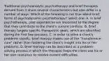 Traditional psychoanalytic psychotherapy and brief therapies derived from it share several characteristics but also differ in a number of ways. Which of the following is not true about brief forms of psychodynamic psychotherapy? Select one: A. In brief psychotherapy, past experiences are important to the degree that they contribute to the client's current conflicts. B. Brief therapy targets specific therapeutic goals, which are identified during the first few sessions. C. In order to solve a client's problems rapidly, brief therapy makes use of the "transference cure" rather than fostering the client's insight into his or her problems. D. Brief therapy can be described as a problem-solving process in which the therapist helps the client use his or her own resources to resolve current difficulties.