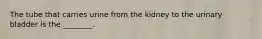 The tube that carries urine from the kidney to the urinary bladder is the ________.