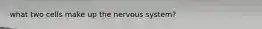 what two cells make up the nervous system?