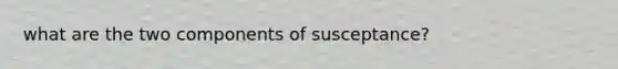 what are the two components of susceptance?