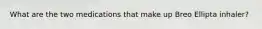 What are the two medications that make up Breo Ellipta inhaler?