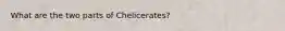 What are the two parts of Chelicerates?