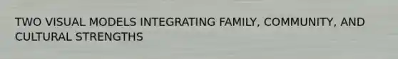 TWO VISUAL MODELS INTEGRATING FAMILY, COMMUNITY, AND CULTURAL STRENGTHS