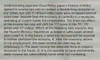 Understanding Japanese Fiscal Policy. ​Japan's finance ministry agreed to income tax cuts to combat a​ decade-long recession in the​ 1990s, but only if national sales taxes were increased several years later. Assume that the economy is currently in a​ recession, operating at a point below full employment. The​ short-run effect of the income tax cuts will shift the ??? curve to the ???​, ??? prices and ??? output. Which of the following best explains why the Finance Ministry required an increase in sales taxes several years​ later? A. In the​ future, a sales tax increase will be required to further stimulate the economy. B. After the economy returns to full​ employment, the lower income tax rate may be inflationary. C. The lower income tax rates are likely to cause a recession in the future. D. It is not possible to have permanently lower income tax rates without some other tax increasing.