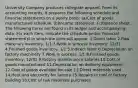 University Company produces collegiate apparel. From its accounting records, it prepares the following schedule and financial statements on a yearly basis: (a)Cost of goods manufactured schedule. (b)Income statement. (c)Balance sheet. The following items are found in its ledger and accompanying data. For each item, indicate the schedule and/or financial statement(s) in which the item will appear. 1.Direct labor 2.Raw materials inventory, 1/1 3.Work in process inventory, 12/31 4.Finished goods inventory, 1/1 5.Indirect labor 6.Depreciation on factory machinery 7.Work in process, 1/1 8.Finished goods inventory, 12/31 9.Factory maintenance salaries 10.Cost of goods manufactured 11.Depreciation on delivery equipment 12.Cost of goods available for sale 13.Direct materials used 14.Heat and electricity for factory 15.Repairs to roof of factory building 16.Cost of raw materials purchases