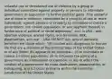 unlawful use or threatened use of violence by a group or individual committed against property or persons to intimidate government or population to further political gains -"the unlawful use of force or violence, committed by a group(s) of two or more individuals, against persons or property to intimidate or coerce a government, the civilian population, or any segment thereof, in furtherance of political or social objectives" -ex:) in USA - anti-abortion violence, animal rights, eco-terrorism, KKK, Weathermen, anti-war, - USA PATRIOT Act, acts of domestic terrorism are those which: "(A) involve acts dangerous to human life that are a violation of the criminal laws of the United States or of any State; (B) appear to be intended— (i) to intimidate or coerce a civilian population; (ii) to influence the policy of a government by intimidation or coercion; or (iii) to affect the conduct of a government by mass destruction, assassination, or kidnapping; and (C) occur primarily within the territorial jurisdiction of the United States