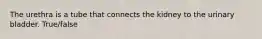 The urethra is a tube that connects the kidney to the urinary bladder. True/false