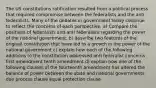 The US constitutions ratification resulted from a political process that required compromise between the federalists and the anti federalists. Many of the debates in government today continue to reflect the concerns of each perspective. a) Compare the positions of federalists and anti federalists regarding the power of the national government. b) desvribe two features of the original constitution that have led to a growth in the power of the national government c) explain how each of the following additions to the constitution addressed anti federalist concerns first amendment tenth amendment d) explain how one of the following clauses of the fourteenth amendment has altered the balance of power between the state and national governments due process clause equal protection clause