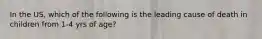 In the US, which of the following is the leading cause of death in children from 1-4 yrs of age?