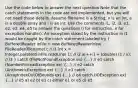 Use the code below to answer the next question Note that the catch statements in the code are not implemented, but you will not need those details. Assume filename is a String, x is an int, a is a double array and i is an int. Use the comments i1, i2, i3, e1, e2, e3, e4, e5 to answer the questions (i for instruction, e for exception handler). An exception raised by the instruction in i1 would be caught by the catch statement labeled try ( BufferedReader infile = new BufferedReader(new FileReader(filename)); // i1 int x = Integer.parseInt(infile.readLine( )); // i2 a[++i] = (double) (1 / x); // i3 ) catch (FileNotFoundException ex) (...) // e1 catch (NumberFormatException ex) (...) // e2 catch (ArithmeticException ex) (...) // e3 catch (ArrayIndexOutOfBounds ex) (...) // e4 catch (IOException ex) (...) // e5 a) e2 b) e1 c) either e1 or e5 d) e5