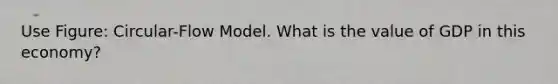 Use Figure: Circular-Flow Model. What is the value of GDP in this economy?