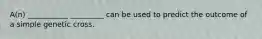 A(n) ___________ _________ can be used to predict the outcome of a simple genetic cross.