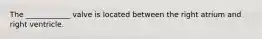 The ____________ valve is located between the right atrium and right ventricle.