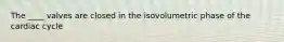 The ____ valves are closed in the isovolumetric phase of the cardiac cycle