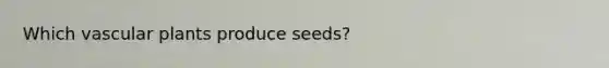 Which <a href='https://www.questionai.com/knowledge/kbaUXKuBoK-vascular-plants' class='anchor-knowledge'>vascular plants</a> produce seeds?